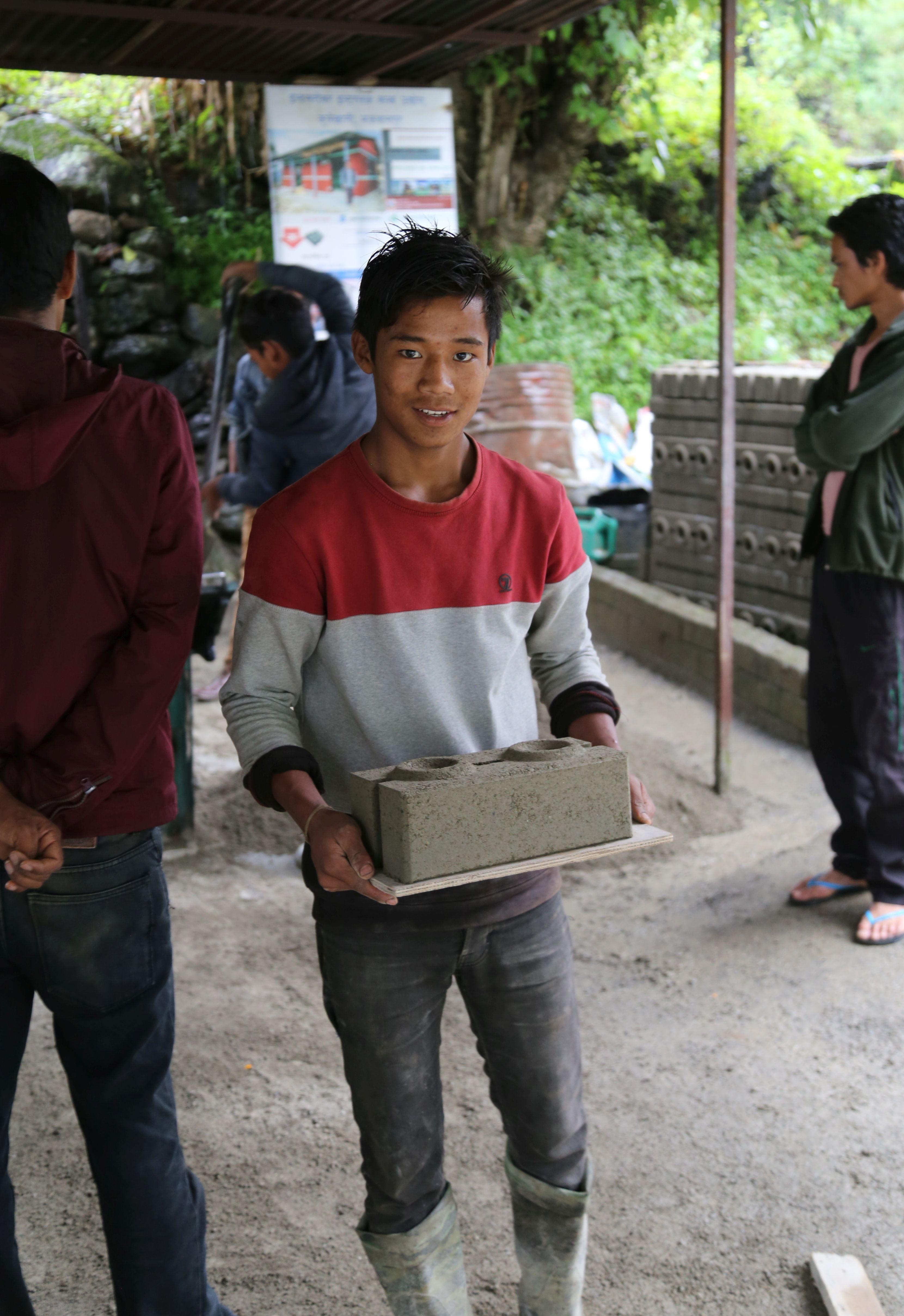 Creating businesses and reducing emissions brick-by-brick in Nepal